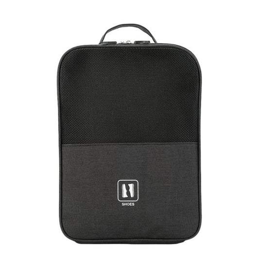 Anna-Kaci Travel Shoe Storage Bag with Mesh Panel and Dual Zipper Closure 12x9x6in