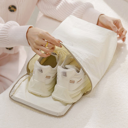 Anna-Kaci 4-Piece Travel Packing Cube Set with Handles and Zip Closures for Organized Luggage Storage