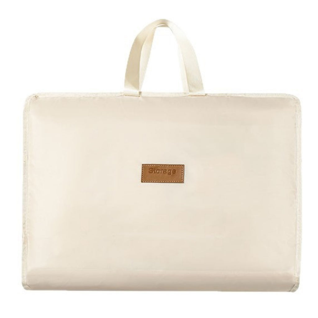 Anna-Kaci Multi-Compartment Hanging Organizer Bag with Zipper and Buckle Straps 29x17.5in
