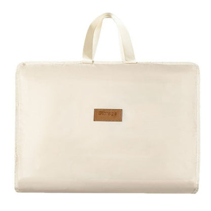 Anna-Kaci Multi-Compartment Hanging Organizer Bag with Zipper and Buckle Straps 29x17.5in