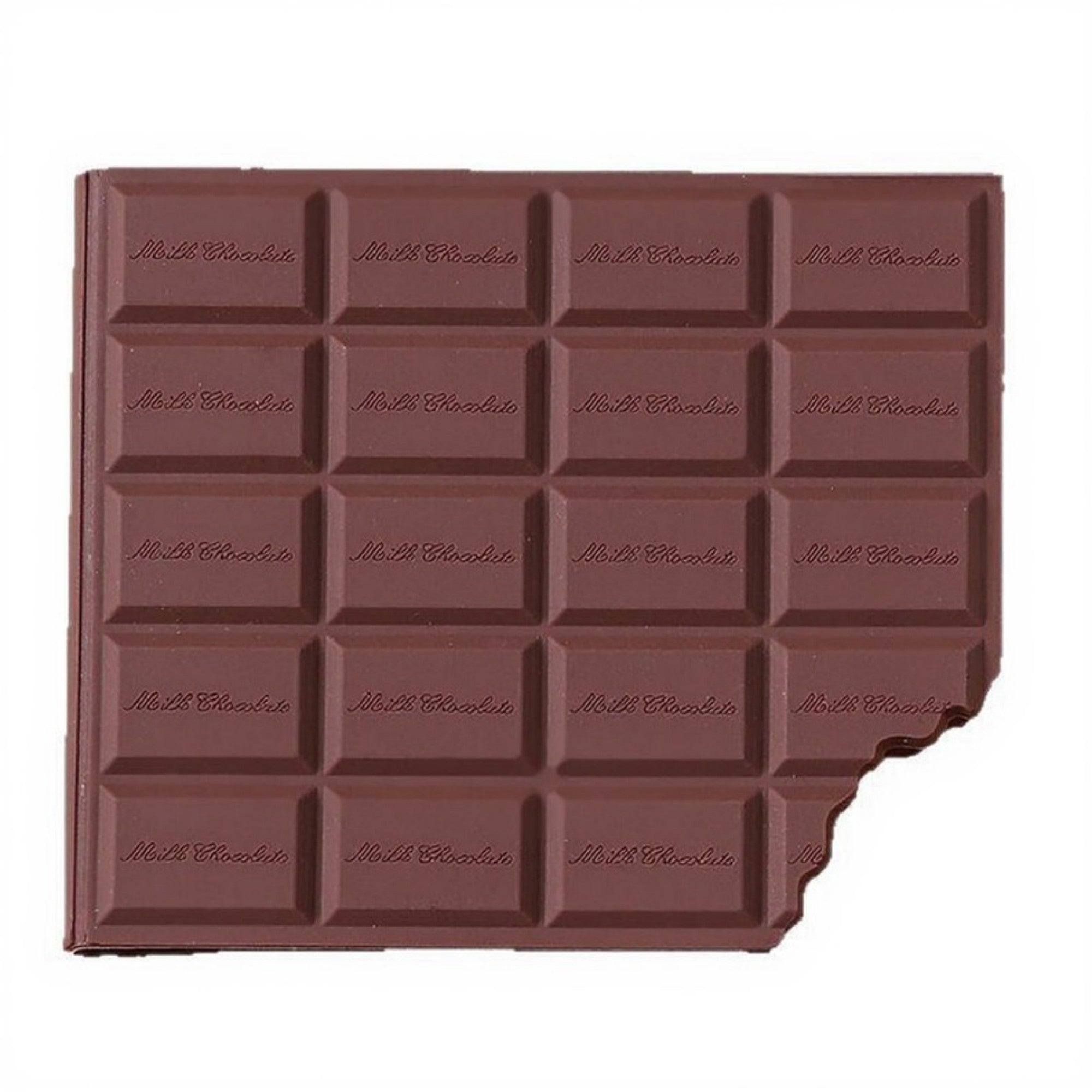 Anna-Kaci 3-Piece Chocolate Bar Notebook Set with Realistic Design and Bite-Edge Detail 80 Pages 4x3.5in