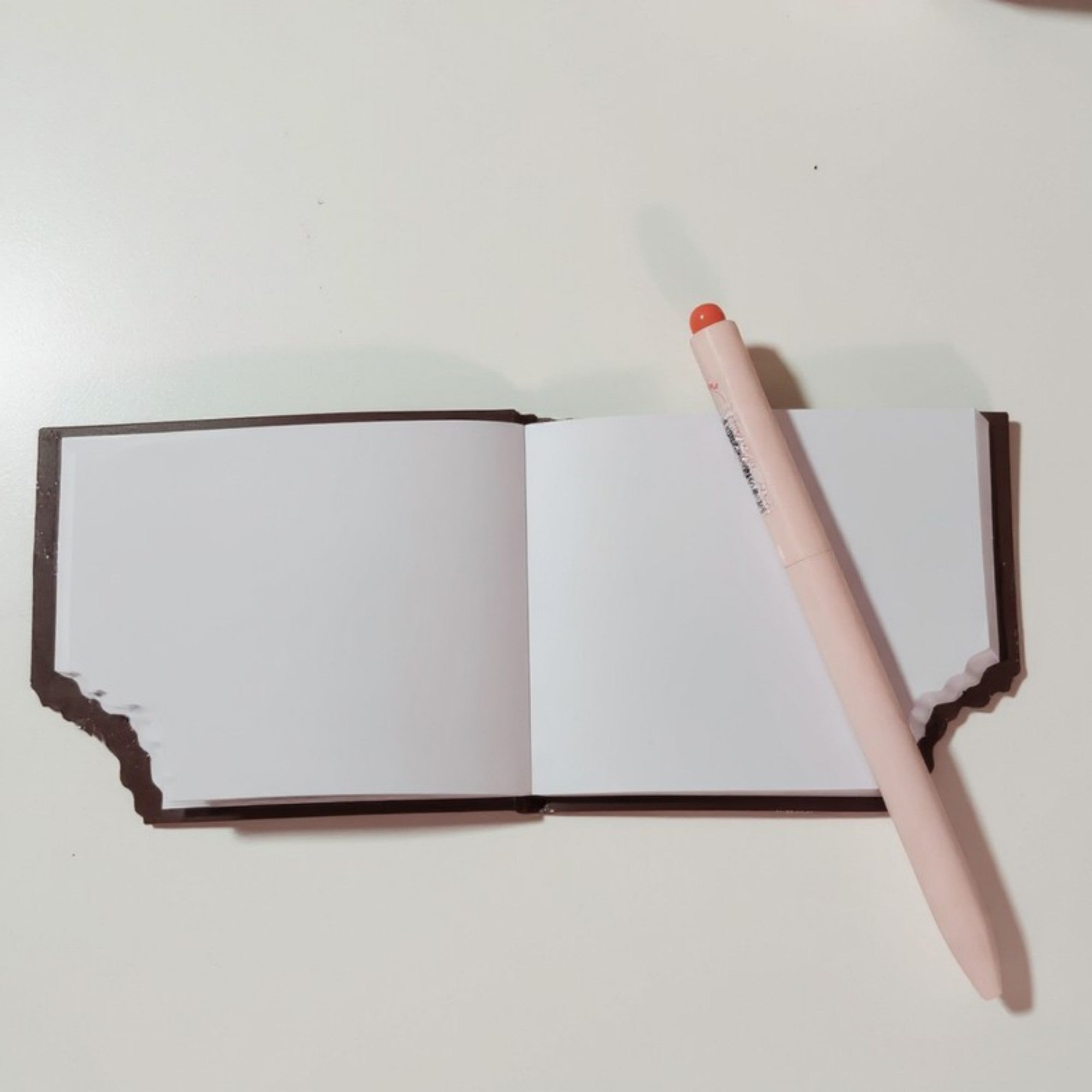 Anna-Kaci 3-Piece Chocolate Bar Notebook Set with Realistic Design and Bite-Edge Detail 80 Pages 4x3.5in