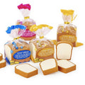 Anna-Kaci 4-Piece Toast Bread Eraser Set with Fun Novelty Packaging and Realistic Design 2.7x1.7x1.2in