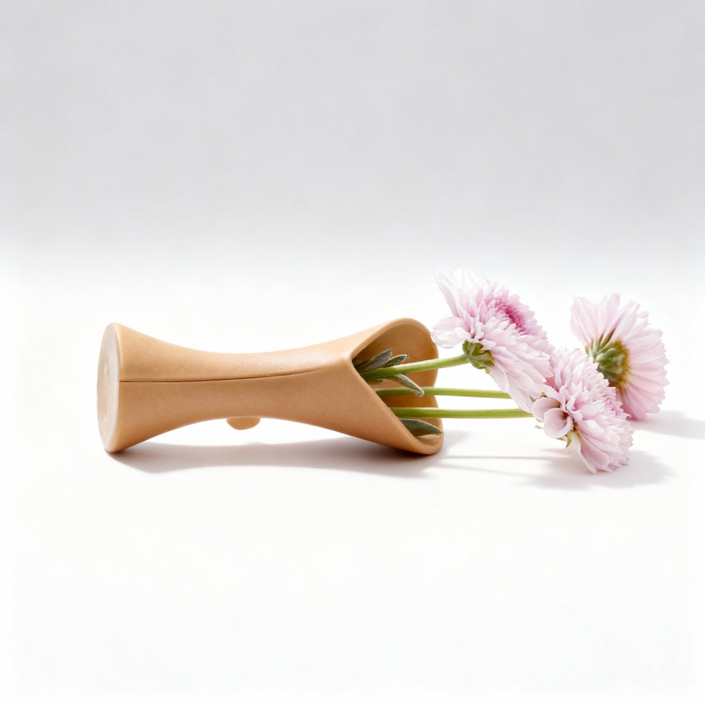 Anna-Kaci Mini Vase Car Air Vent Clip with Artificial Flowers Decorative Car Accessory