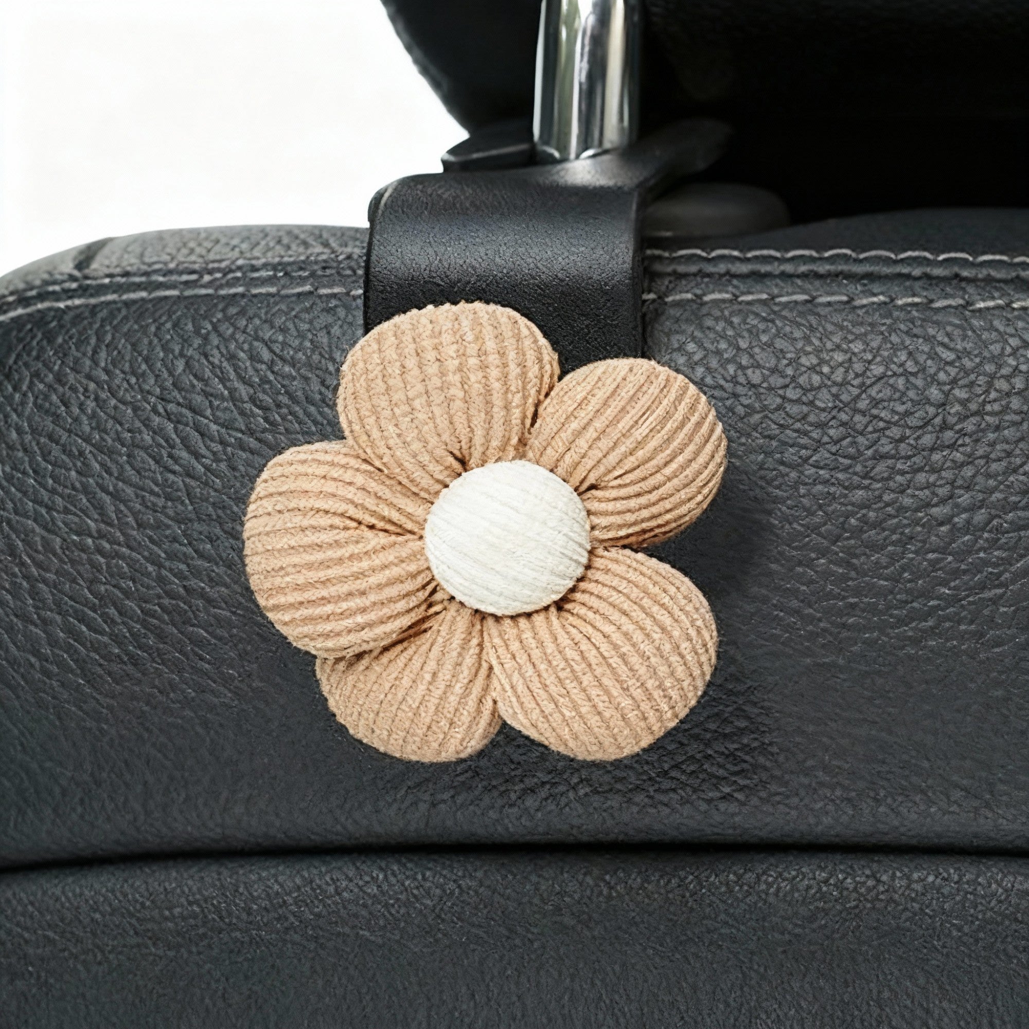 Anna-Kaci Flower Car Seat Headrest Hooks Set for Bag and Purse Hanging Organizer