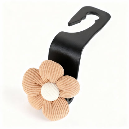 Anna-Kaci Flower Car Seat Headrest Hooks Set for Bag and Purse Hanging Organizer
