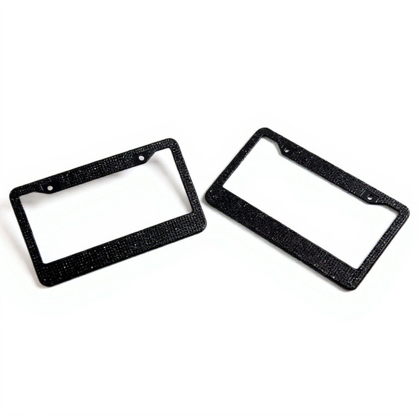 Anna-Kaci Rhinestone License Plate Frame Sparkling Crystal Metal Car Accessory 12x6.5in