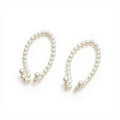Anna-Kaci Pearl Beaded Car Headrest Hook Set Hanger for Handbags and Accessories