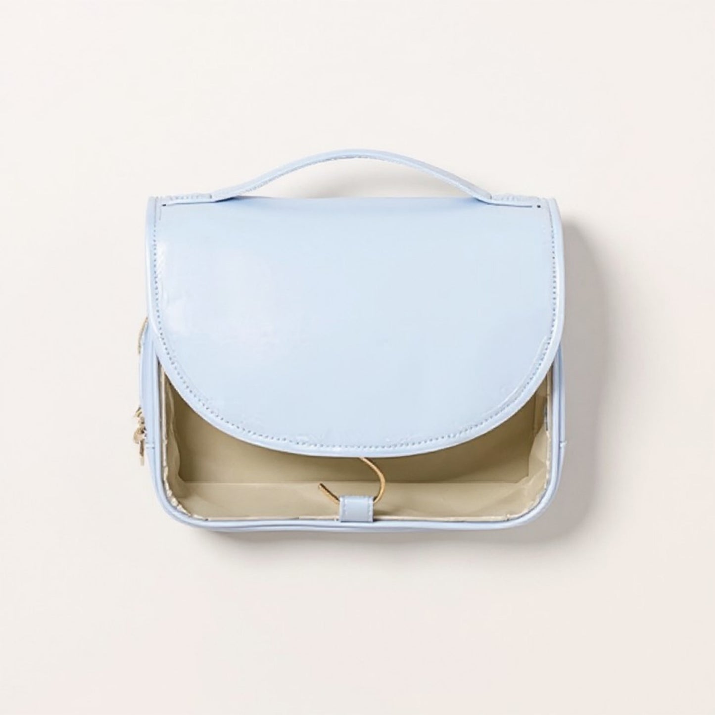 Anna-Kaci Hanging Toiletry Bag with Multi-Pocket Organizer and Foldable Carry Handle