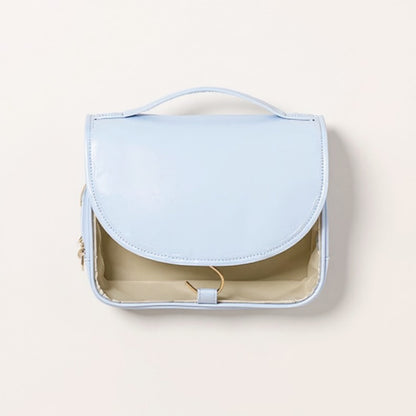 Anna-Kaci Hanging Toiletry Bag with Multi-Pocket Organizer and Foldable Carry Handle