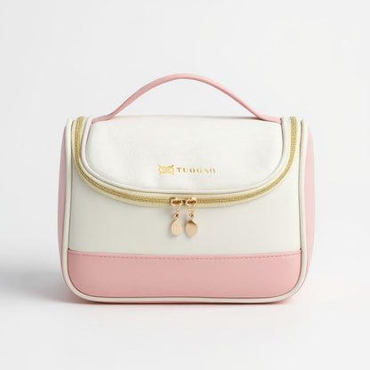 Anna-Kaci Hanging Travel Toiletry Bag with Mesh Pocket and Spacious Compartment Organizer