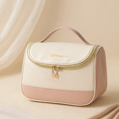 Anna-Kaci Hanging Travel Toiletry Bag with Mesh Pocket and Spacious Compartment Organizer