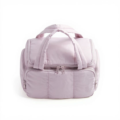 Anna-Kaci Multi-Pocket Travel Makeup and Toiletry Bag with Mesh Zipper Compartment and Waterproof Front Pocket