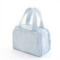 Anna-Kaci Makeup Brush Storage Bag with Zipper Compartments and Carry Handle