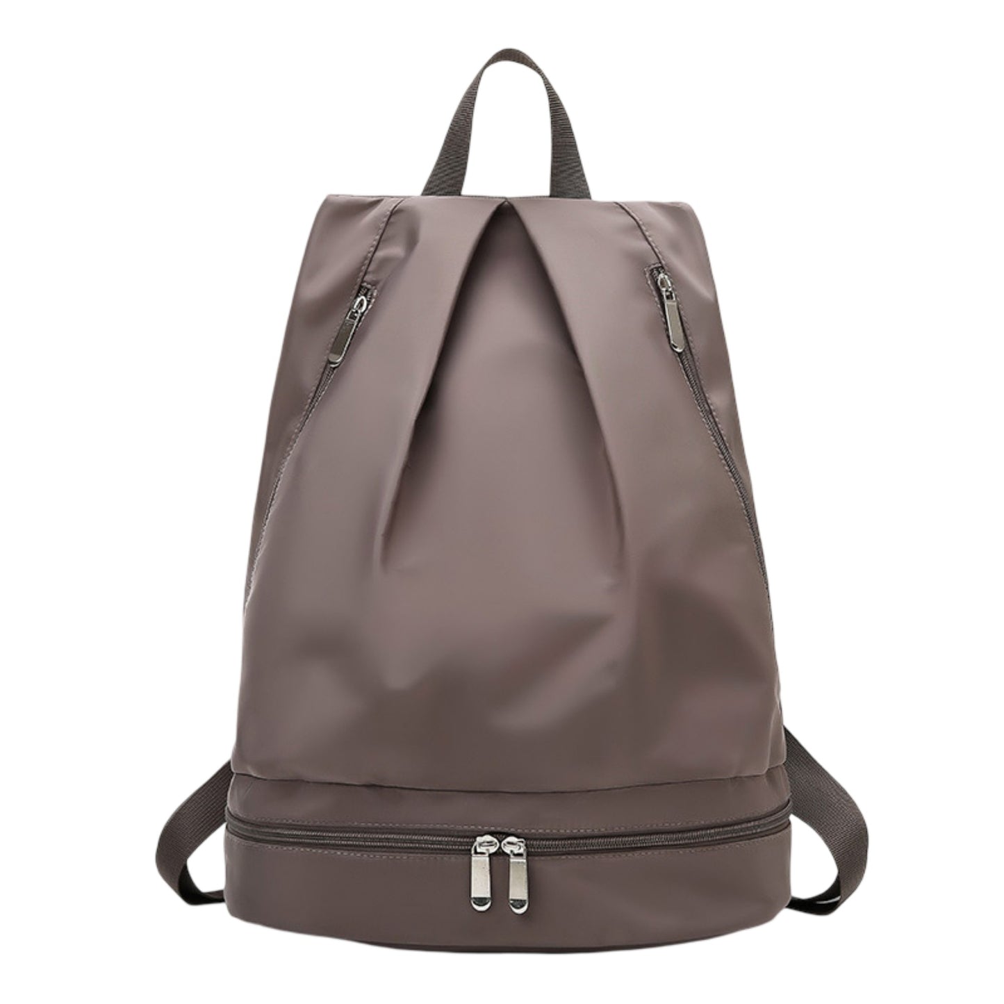 Anna-Kaci Women' s Lightweight Multi-Compartment Backpack with Front Zip Pockets and Bottom Storage Compartment for Daily Organization