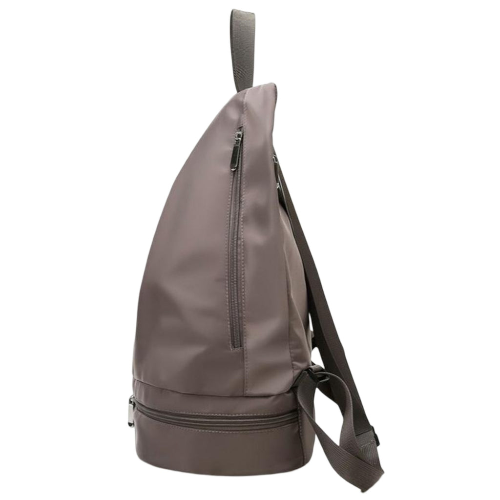Anna-Kaci Women' s Lightweight Multi-Compartment Backpack with Front Zip Pockets and Bottom Storage Compartment for Daily Organization