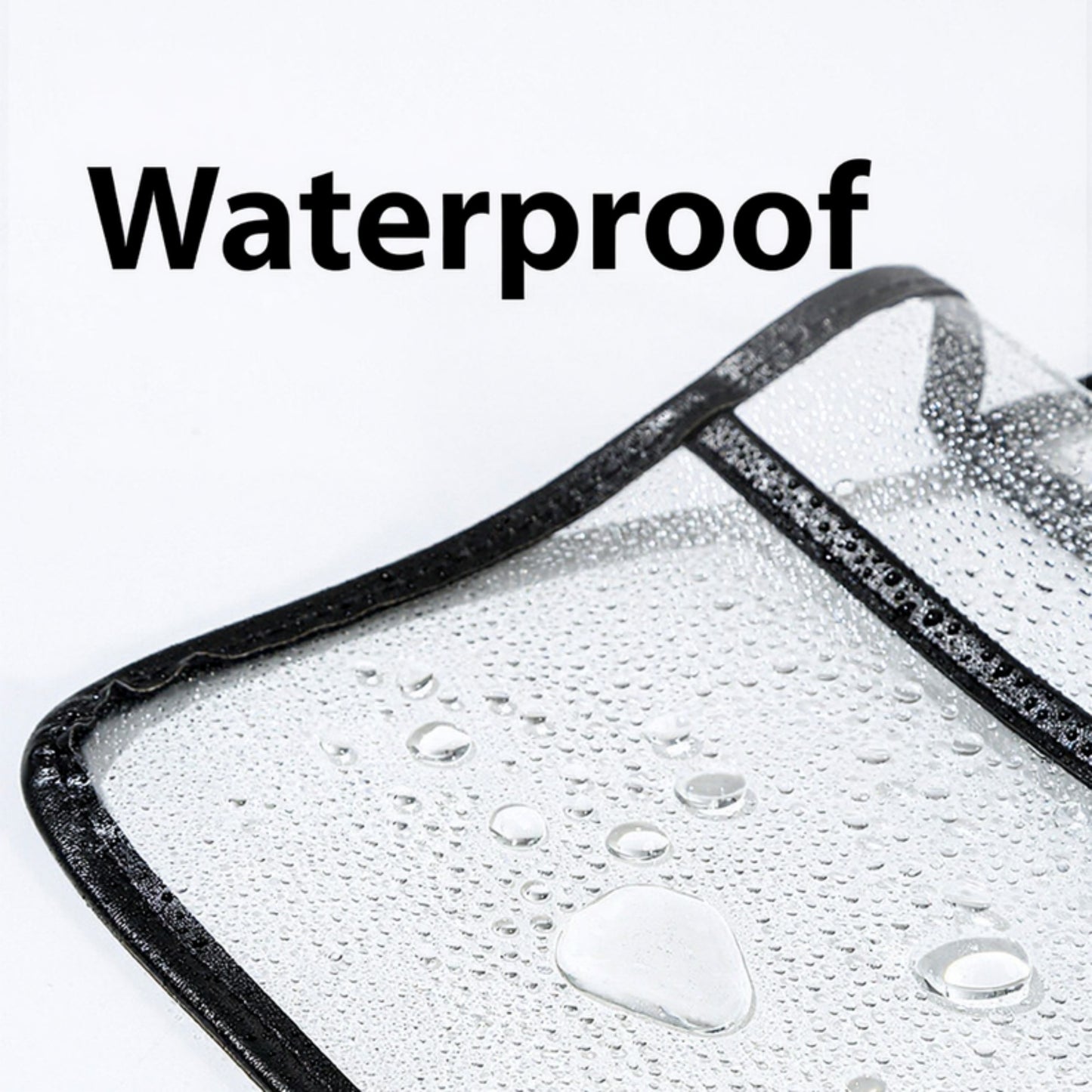 Anna-Kaci Women's Clear Hanging Shower Organizer with Touch-Friendly Phone Pocket Water-Resistant Storage Shelf