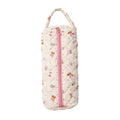 Anna-Kaci Women's Quilted Travel Toiletry Bag with Soft Padded Design Spacious Interior Smooth Zipper and Easy-Carry Top Handle