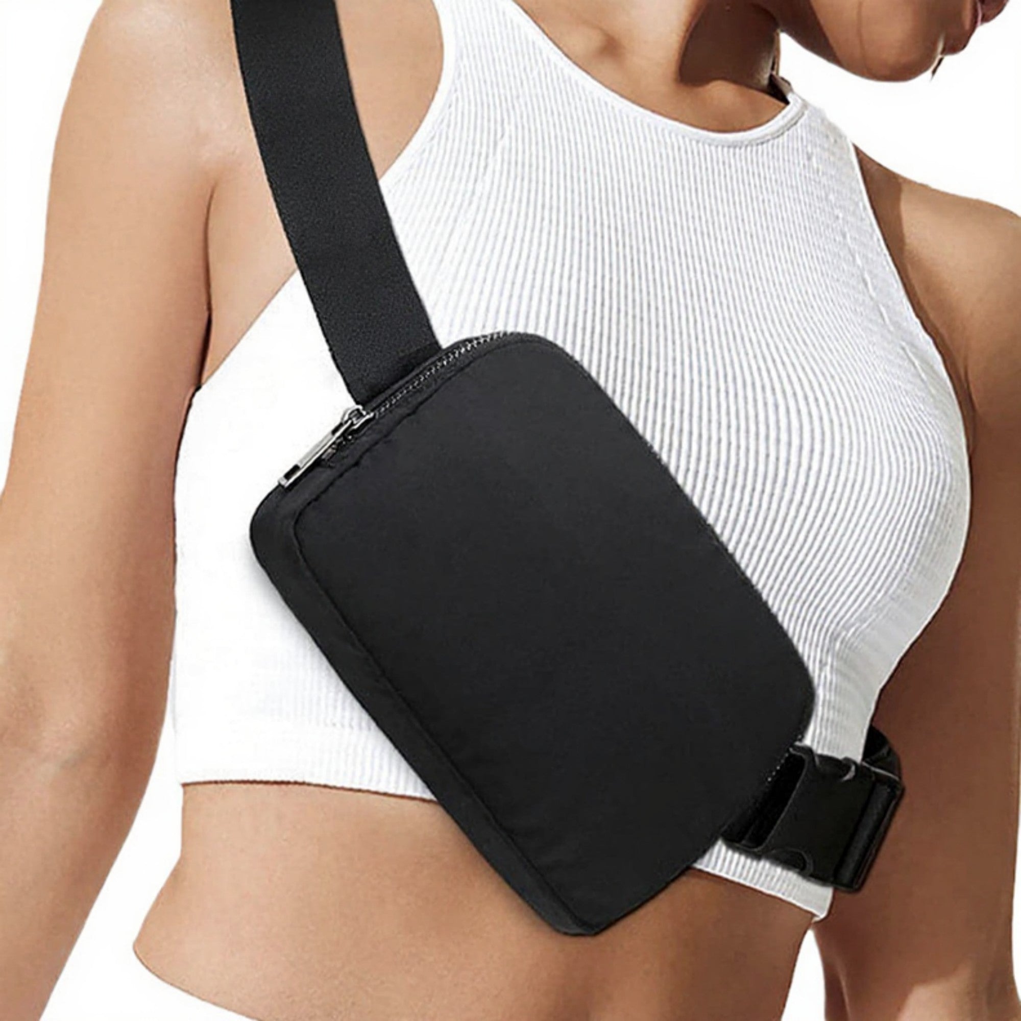 Anna-Kaci Women's Crossbody Sling Bag with Adjustable Strap and Zippered Main Compartment for Hands-Free Everyday Convenience