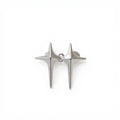 Anna-Kaci 3-Piece Star-Shaped Pant Buckle Extender Set with Sculpted Metal Spike Design for Adjustable Waistroom 1.5x1.4in