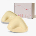 Anna-Kaci Washable Reusable Adhesive Bra Pads with Soft Flexible Shape and Strong Grip Design for Invisible Support 4.5x4.3in