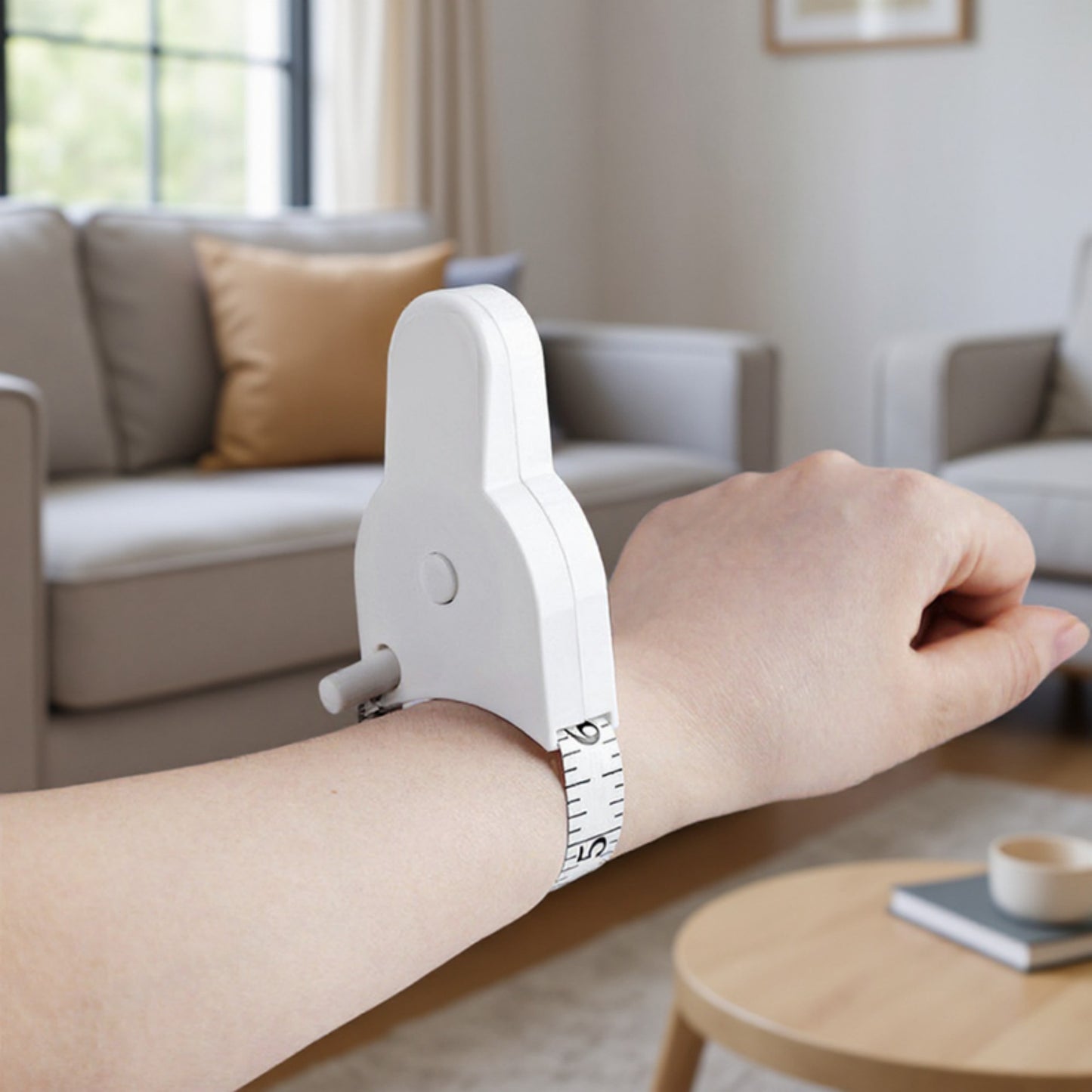 Anna-Kaci Body Measuring Tape with Retractable Soft Tape and Auto-Lock Design for Accurate Body, Waist, and Arm Measurements