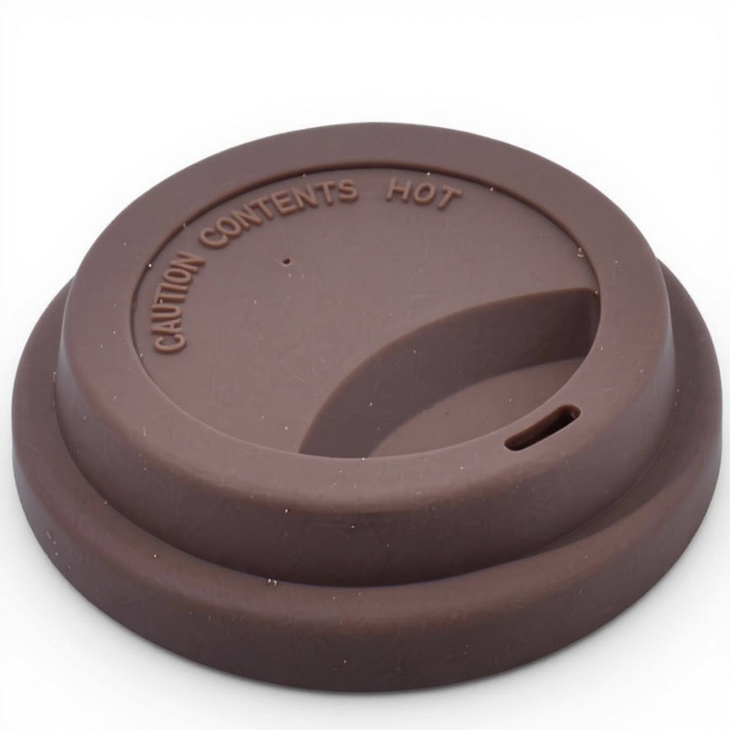 Anna-Kaci Reusable Silicone Coffee Cup Lid Spill Resistant Hot Drink Cover with Sip Opening 3.5x0.7in