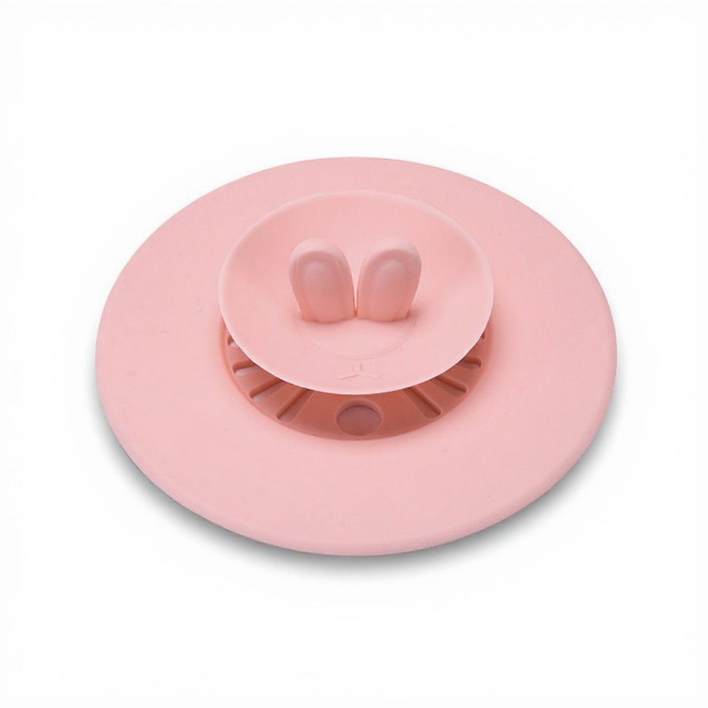 Anna-Kaci Silicone Bunny Ear Cup Lid Dustproof Insulated Drink Cover with Pop Up Vent Seal 4.6x0.7in