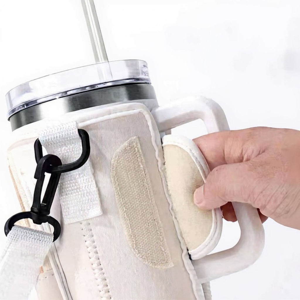 Anna-Kaci Women¡¯s Multifunctional Drink Holder Bag with Key, Card, and Phone Storage, Adjustable Strap for Hands-Free Convenience