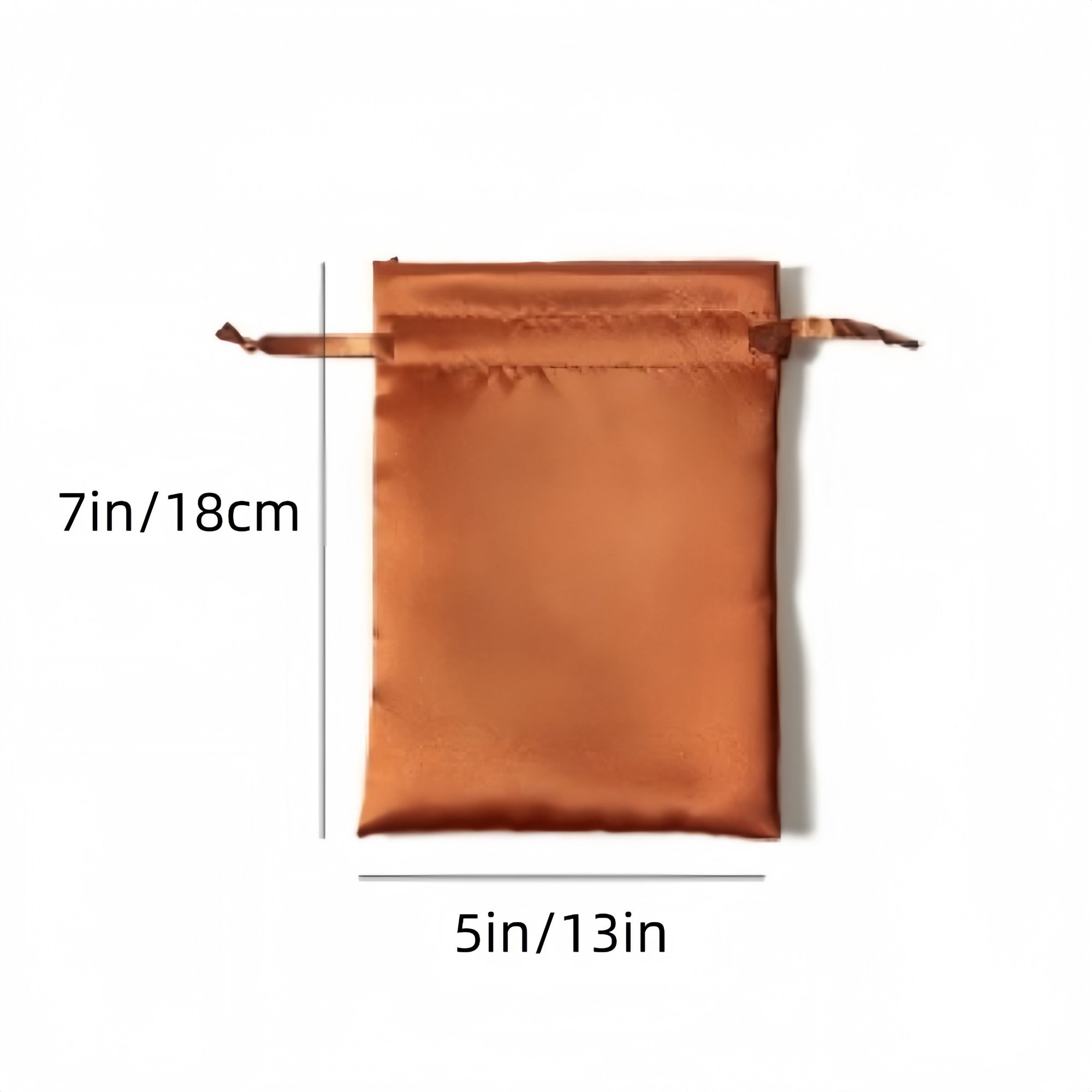 Anna-Kaci 6-Piece Satin Drawstring Pouch Set with Soft Fabric Finish for Jewelry Beauty and Gift Storage