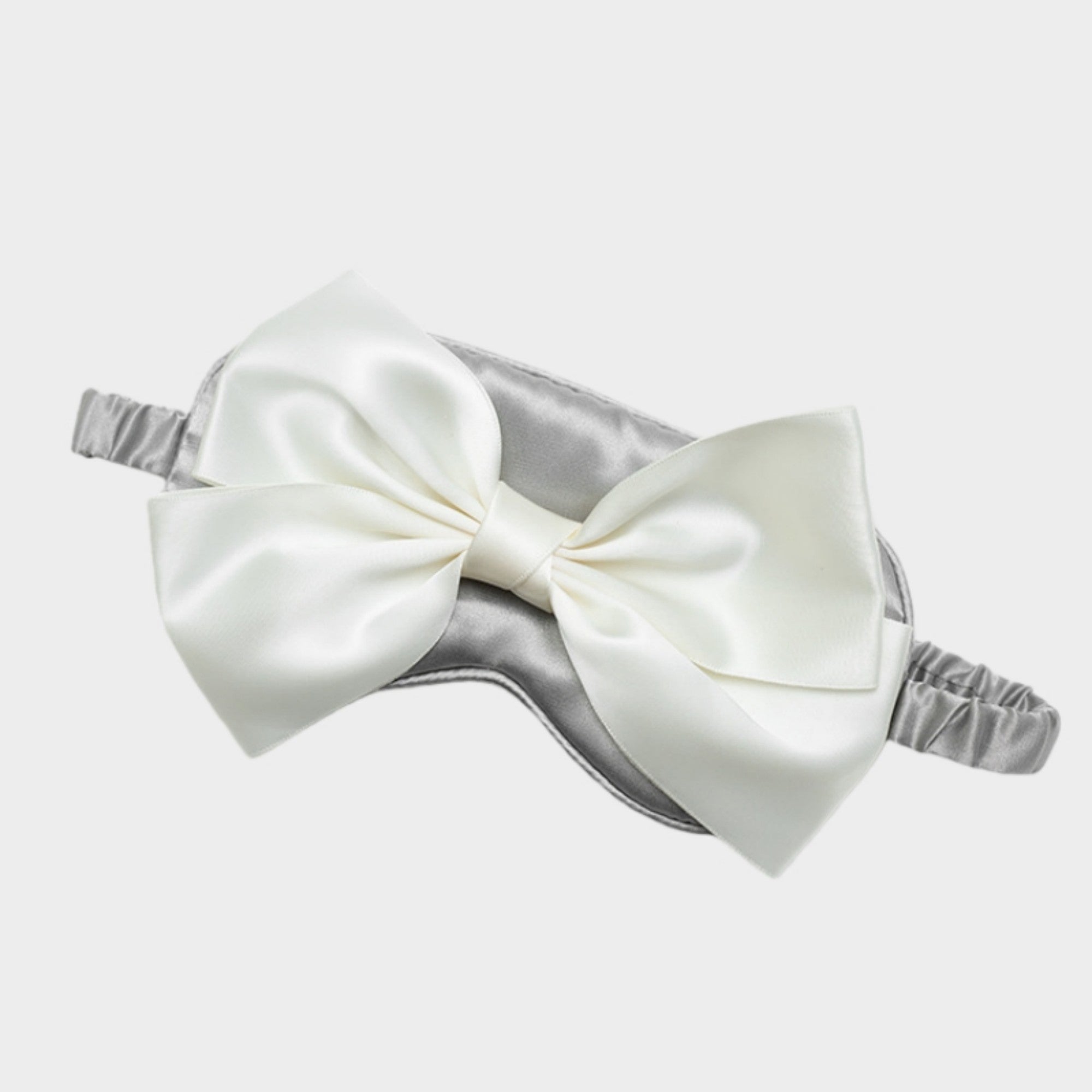 Anna-Kaci Women's Satin Sleep Mask with Oversized Bow Detail and Elastic Comfort Fit