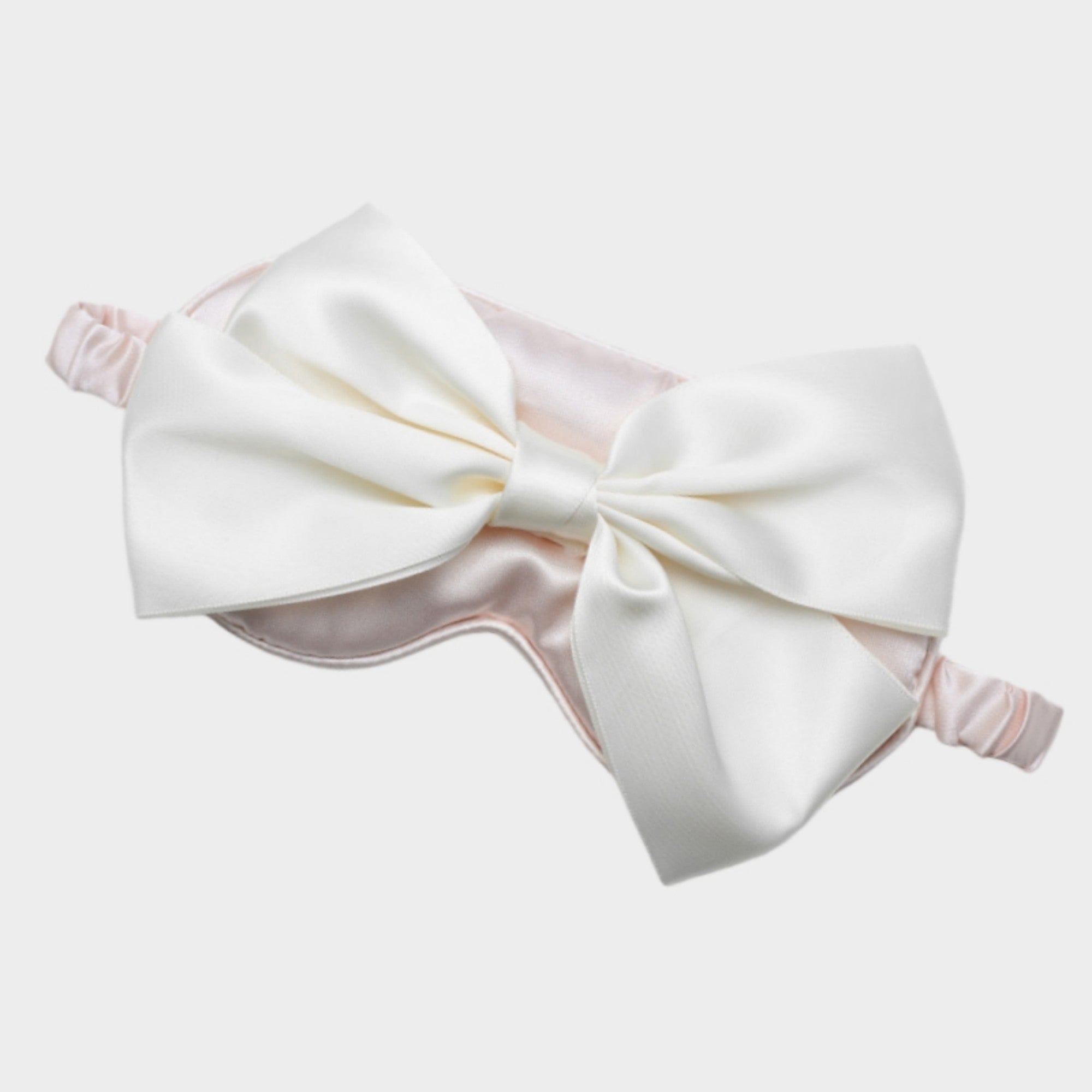 Anna-Kaci Women's Satin Sleep Mask with Oversized Bow Detail and Elastic Comfort Fit