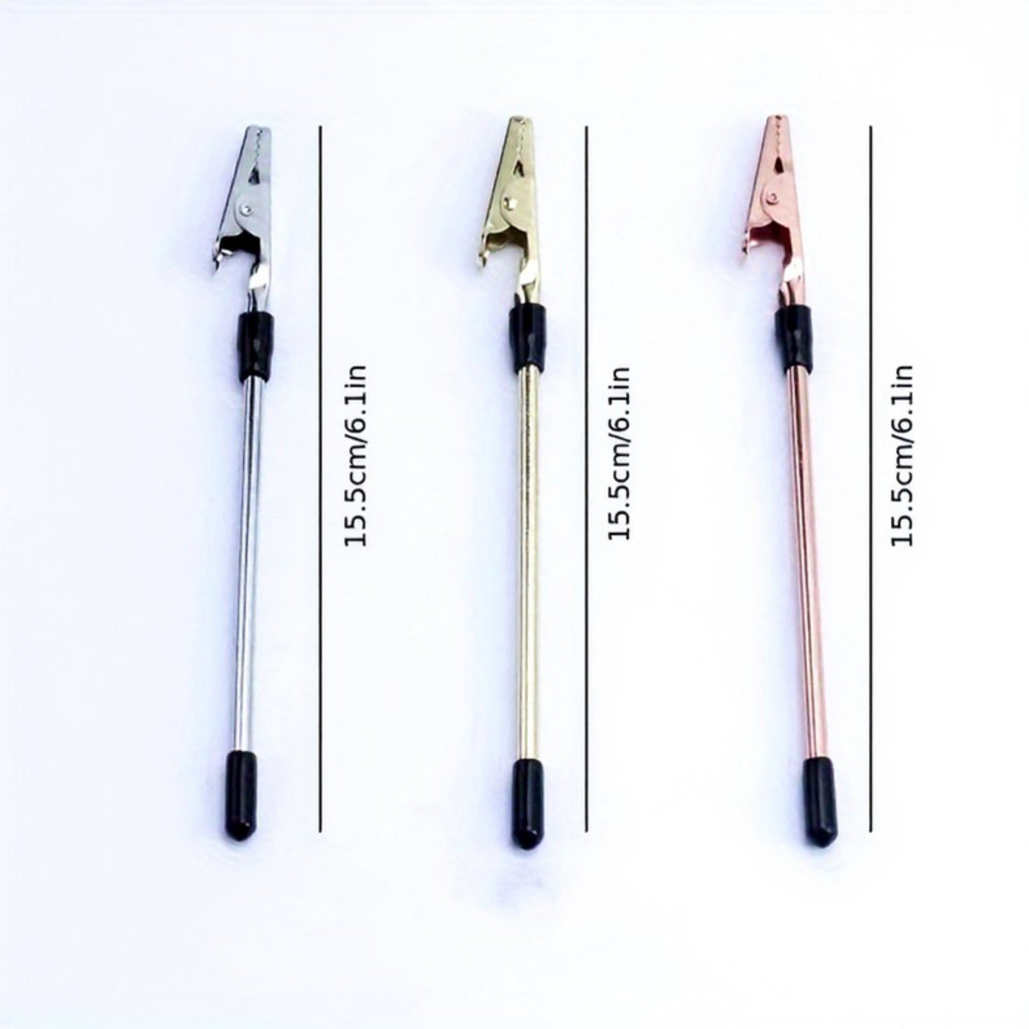 Anna-Kaci 3-Piece Jewelry Fastener Helper Tool with Long Handle and Secure Alligator Clip for Easy Necklace and Bracelet Clasping