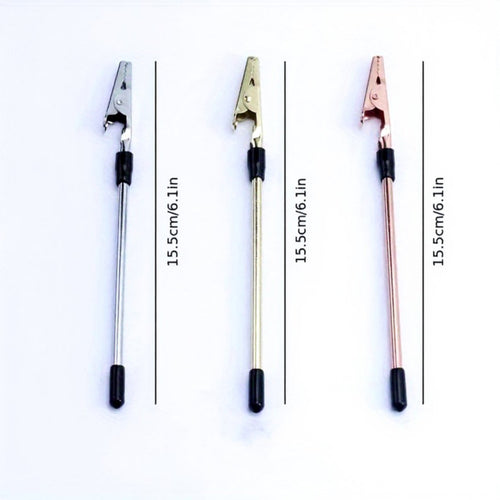 Anna-Kaci 3-Piece Jewelry Fastener Helper Tool with Long Handle and Secure Alligator Clip for Easy Necklace and Bracelet Clasping