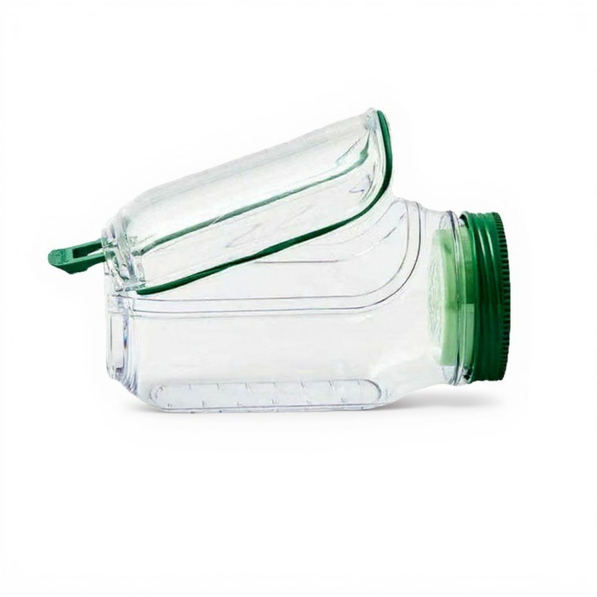 Anna-Kaci Portable Salad Container with Leak Resistant Lid and Built In Fork for On the Go Meals 4x7.5x3.5in