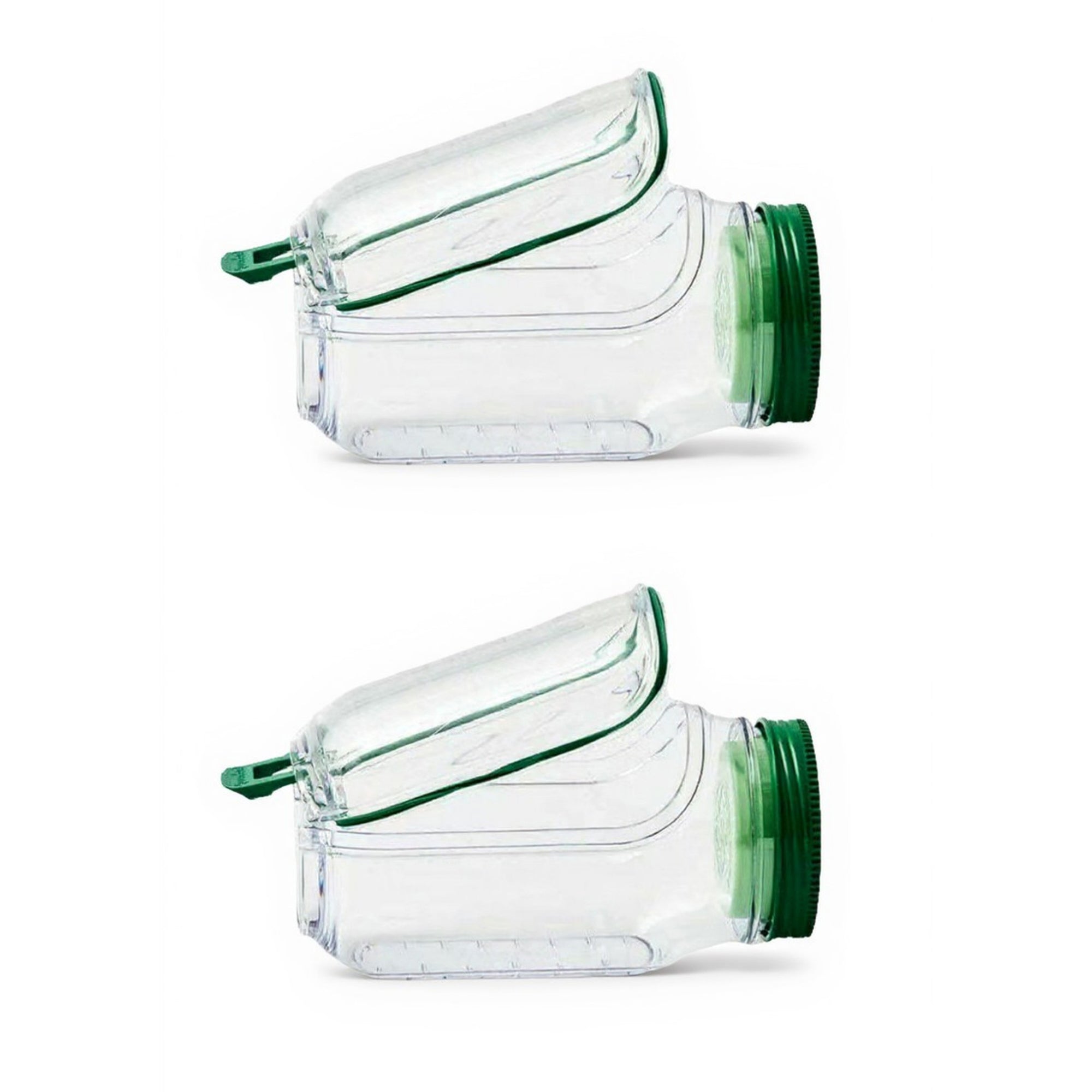 Anna-Kaci 2pcs Portable Salad Container with Leak Resistant Lid and Built In Fork for On the Go Meals 4x7.5x3.5in