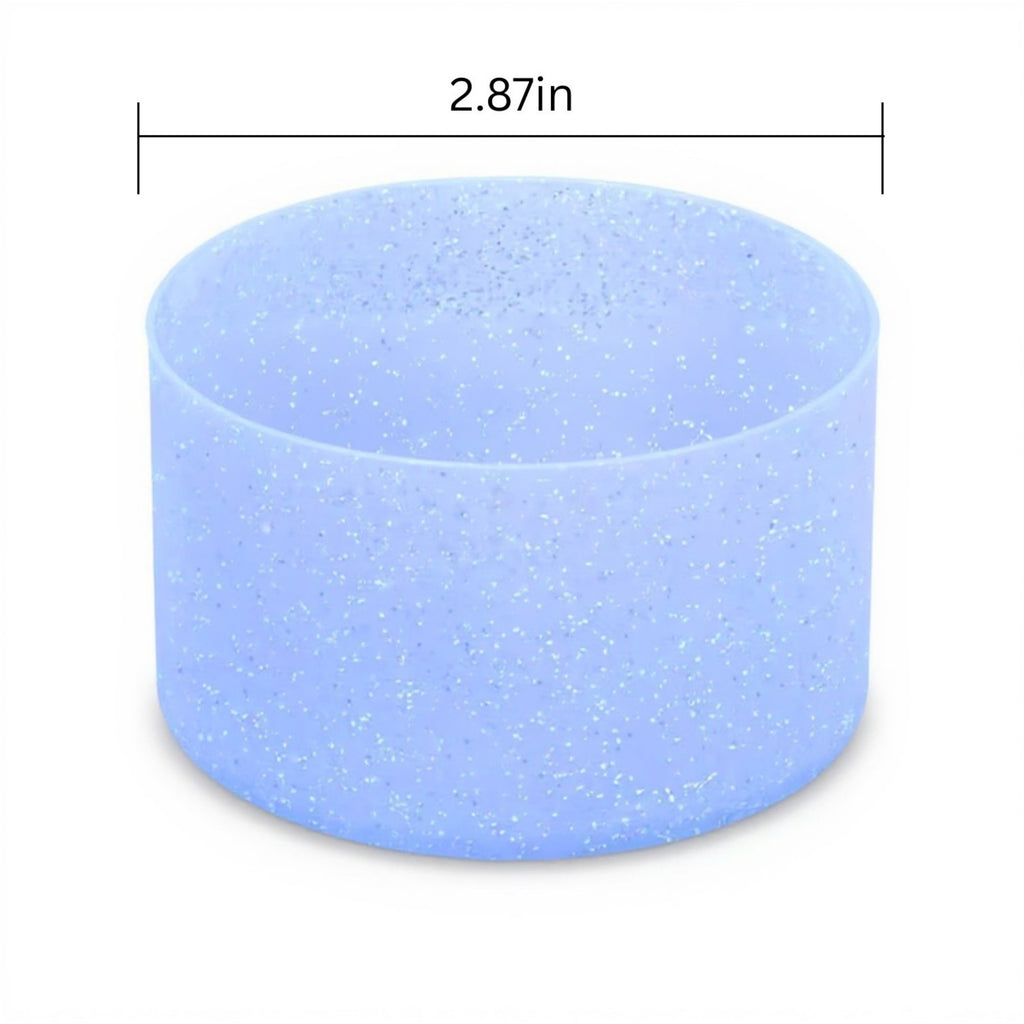 Anna-Kaci Silicone Bottle Protective Boot Sleeve for Reusable Water Bottles with Shock Absorbing Base 6-Piece Set 3in