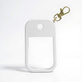 Anna-Kaci Silicone Hand Sanitizer Holder Sleeve with Keychain Clip for Travel and Everyday Use 2-Piece Set
