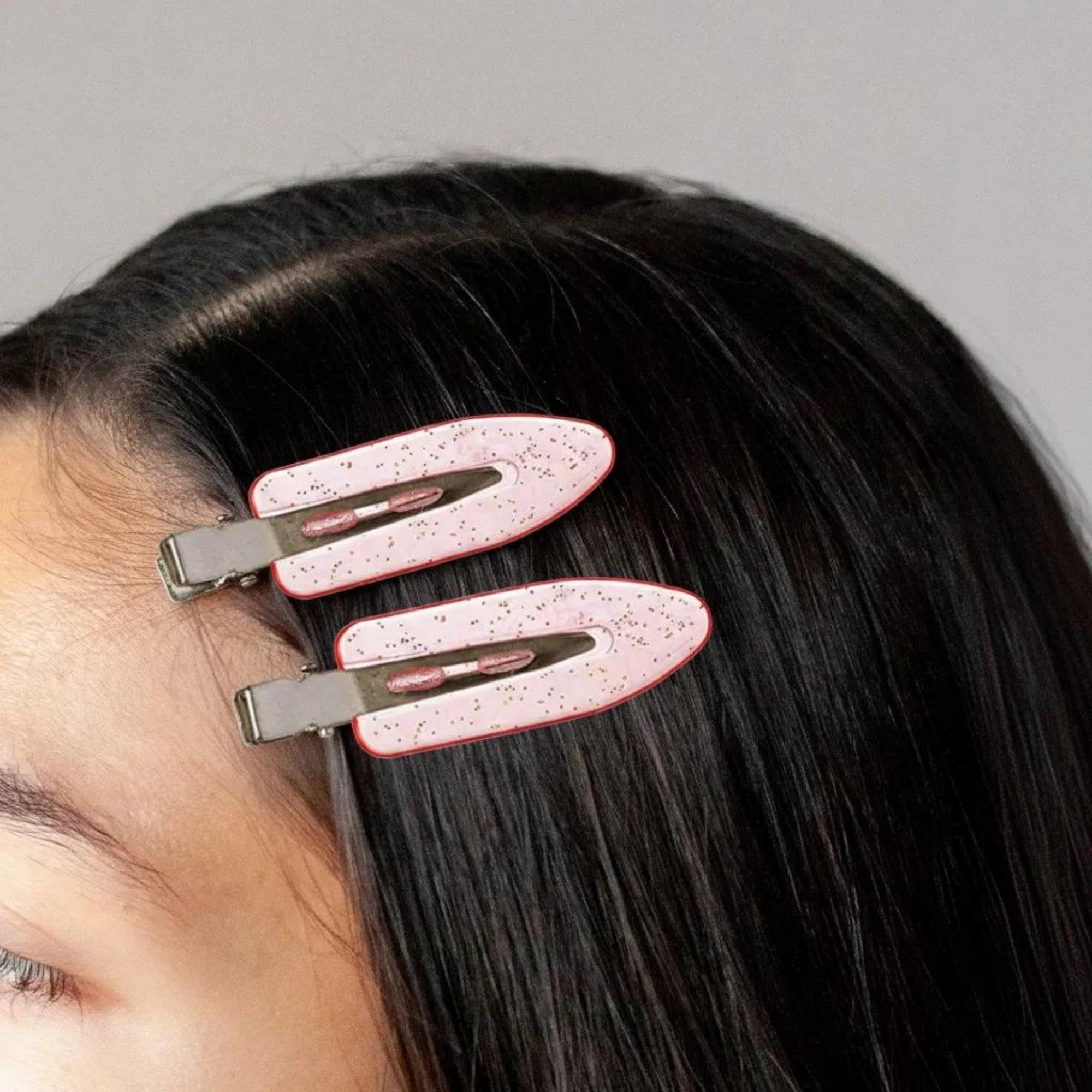 Anna-Kaci Decorative Hair Sectioning Clips with Metal Alligator Clamp for Styling and Everyday Hold 6-Piece Set 2.3x0.7in