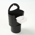 Anna-Kaci Car Cup Holder Trash Can Organizer with Removable Inner Tray and Handle Design