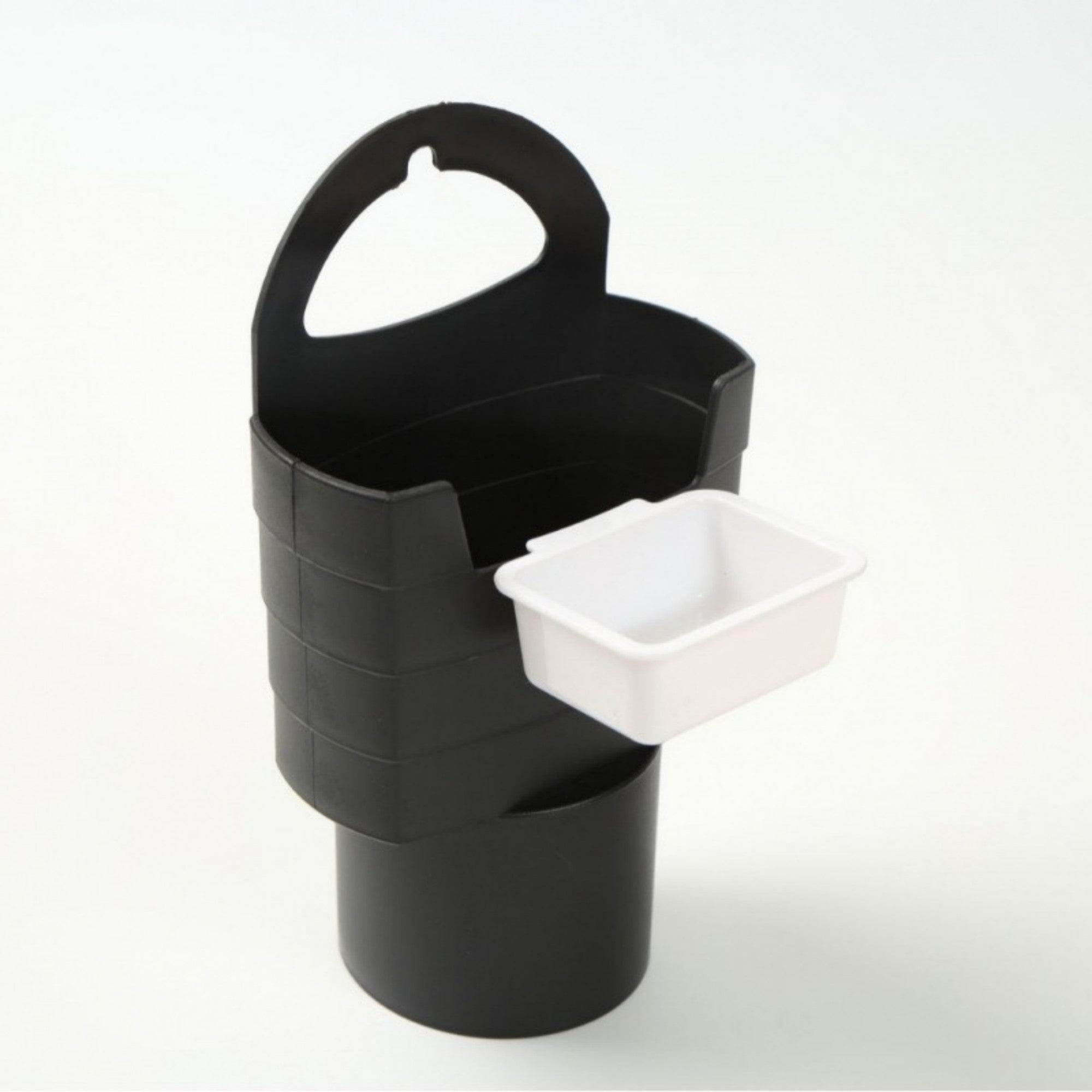 Anna-Kaci Car Cup Holder Trash Can Organizer with Removable Inner Tray and Handle Design