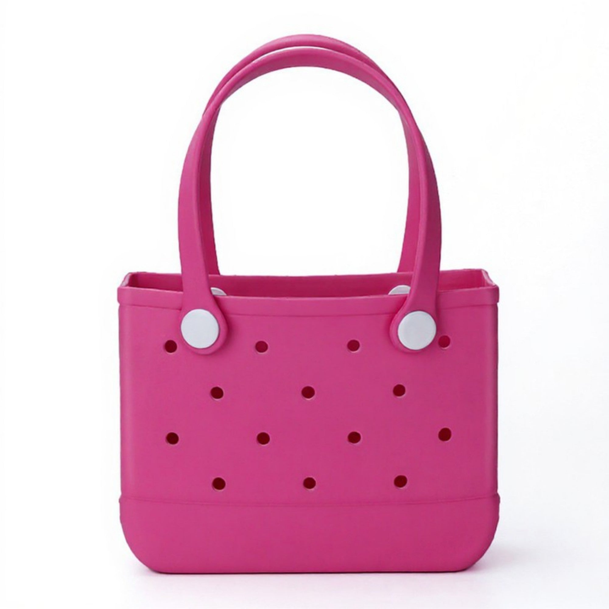 Anna-Kaci Women's Perforated Structured Tote Bag with Dual Handles and Flexible Design 11x4.3x8.3in