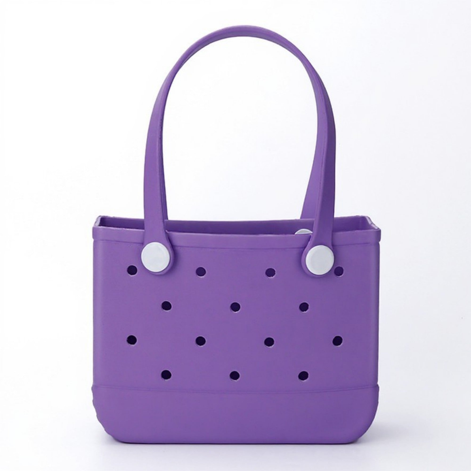 Anna-Kaci Women's Perforated Structured Tote Bag with Dual Handles and Flexible Design 11x4.3x8.3in