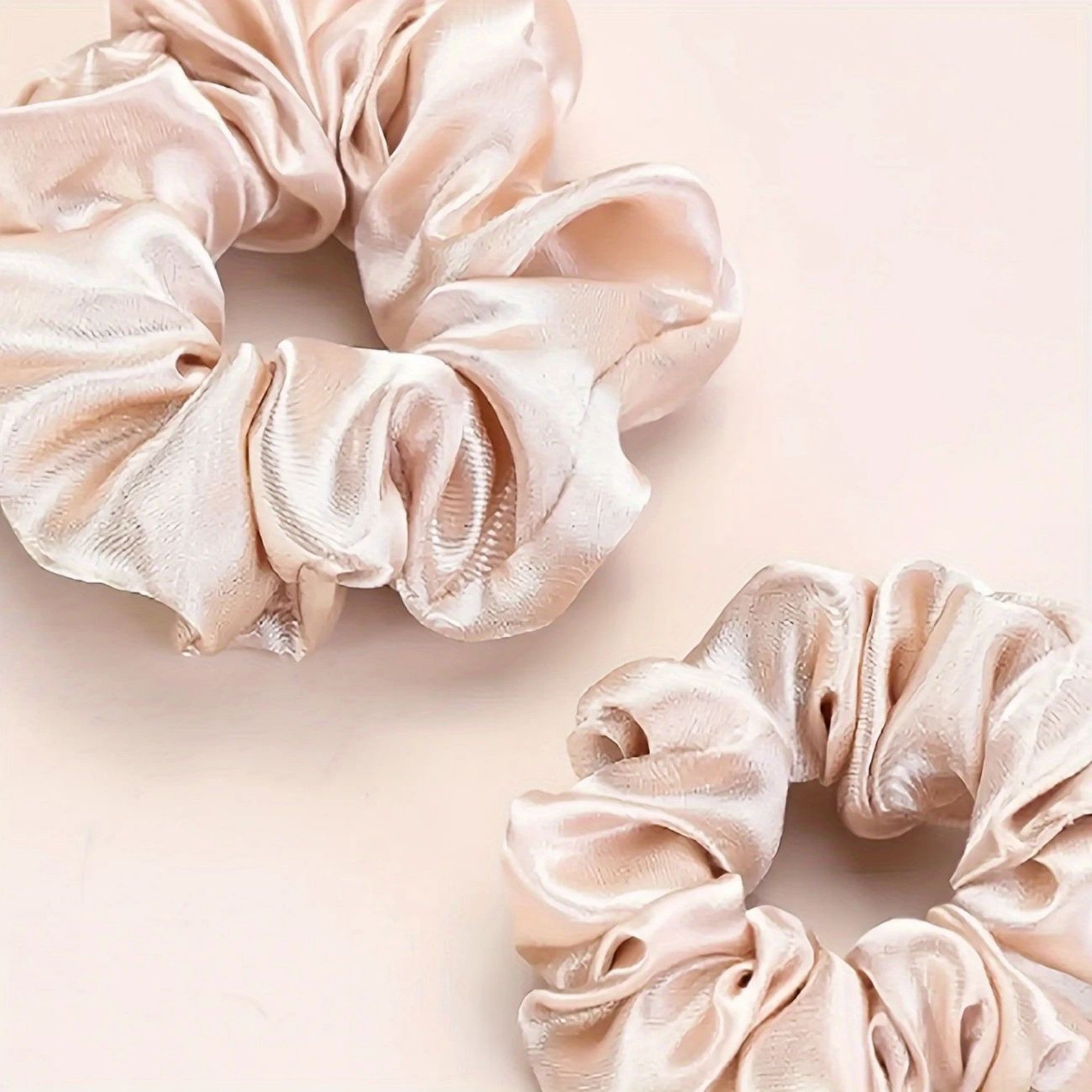 Anna-Kaci Women's Satin Hair Scrunchies 12-Piece Set with Soft Stretch Elastic and Smooth Shine Finish