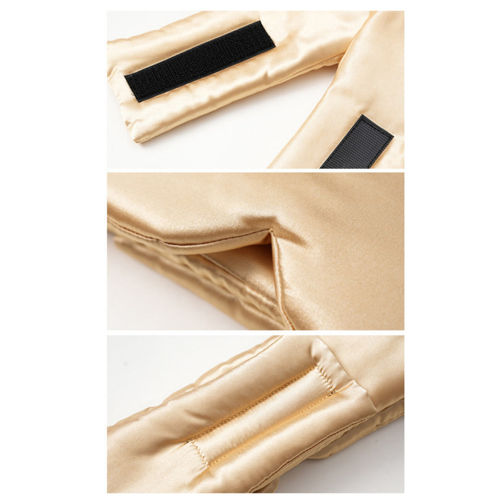 Anna-Kaci Women's Satin Sleep Eye Mask with Contoured Fit Soft Padding and Adjustable Hook-and-Loop Closure