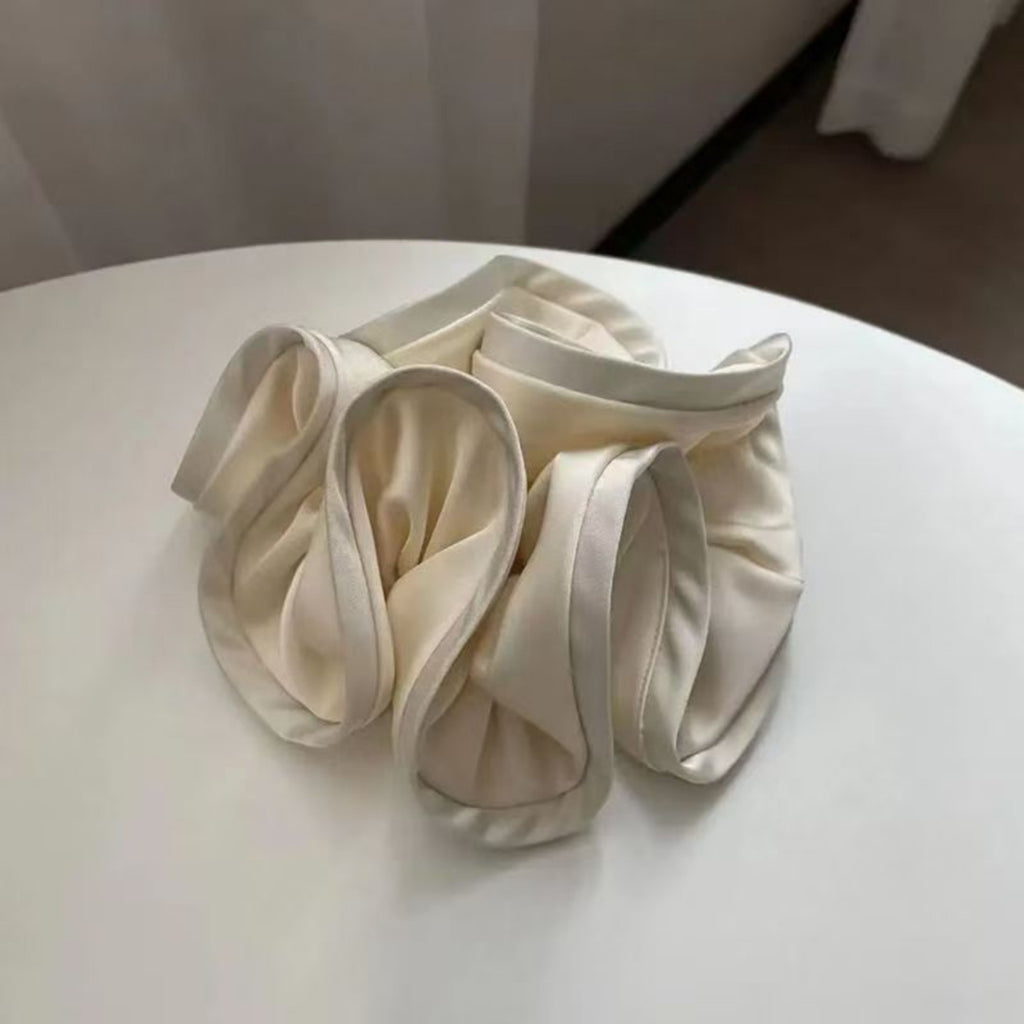 Anna-Kaci Women's Satin Hair Scrunchies 6-Piece Set with Soft Stretch Elastic and Smooth Lightweight Finish