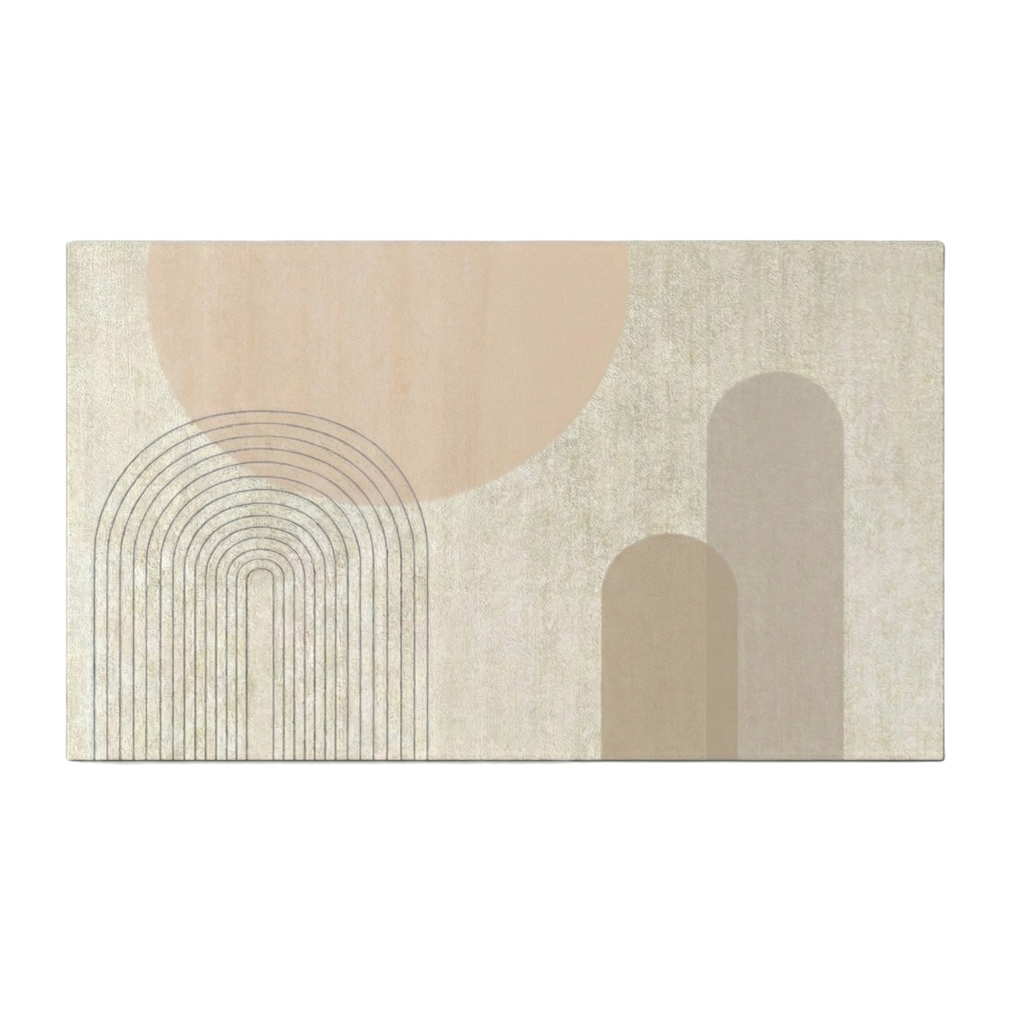 Anna-Kaci Anti Fatigue Kitchen Floor Mat with Geometric Line Pattern Cushioned Standing Rug for Sink Counter and Prep Areas