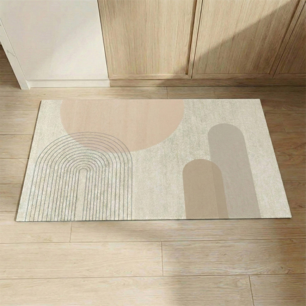 Anna-Kaci Anti Fatigue Kitchen Floor Mat with Geometric Line Pattern Cushioned Standing Rug for Sink Counter and Prep Areas