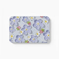 Anna-Kaci Plush Absorbent Bathroom Floor Mat with Floral Pattern Soft Cushioned Bath Rug for Tub Shower and Sink Areas