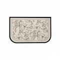 Anna-Kaci Anti Fatigue Kitchen Floor Mat with Floral Pattern Cushioned Standing Rug for Sink Counter and Prep Areas